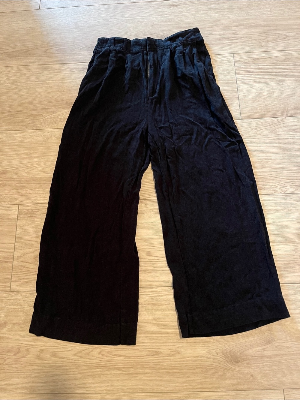 Z Supply Black Elastic-Waist Pants